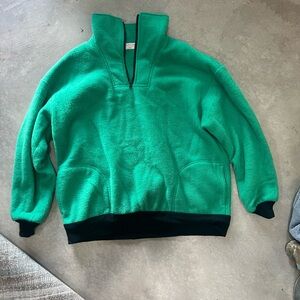 Fleece hand made pullover hoodie